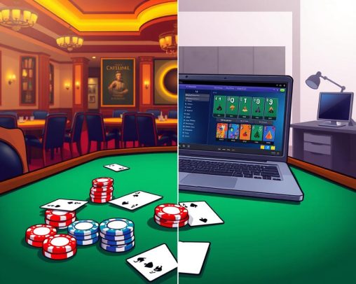 Poker Online vs Poker Tradisional